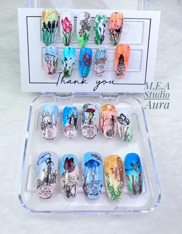 Dans les flaques du crépuscule