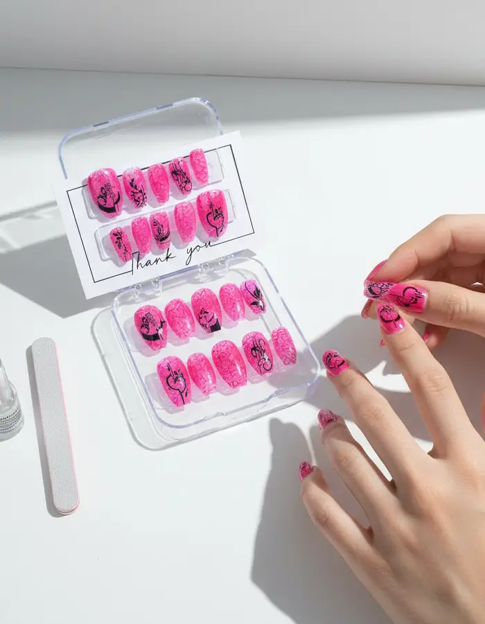 Press on nails.M.E.A Studio Aura (15)