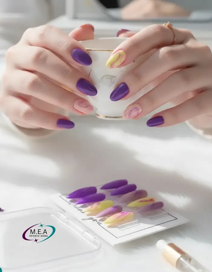 Press on nails.M.E.A Studio Aura (8)