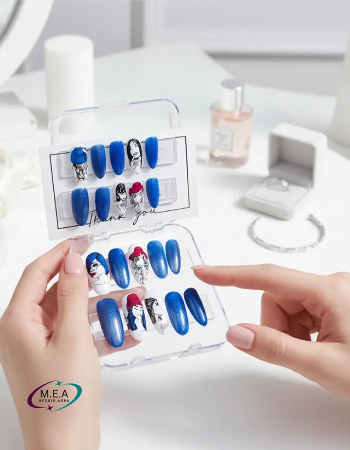 Press on nails.M.E.A Studio Aura