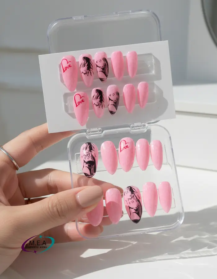 Press on nails . M.E.A Studio Aura