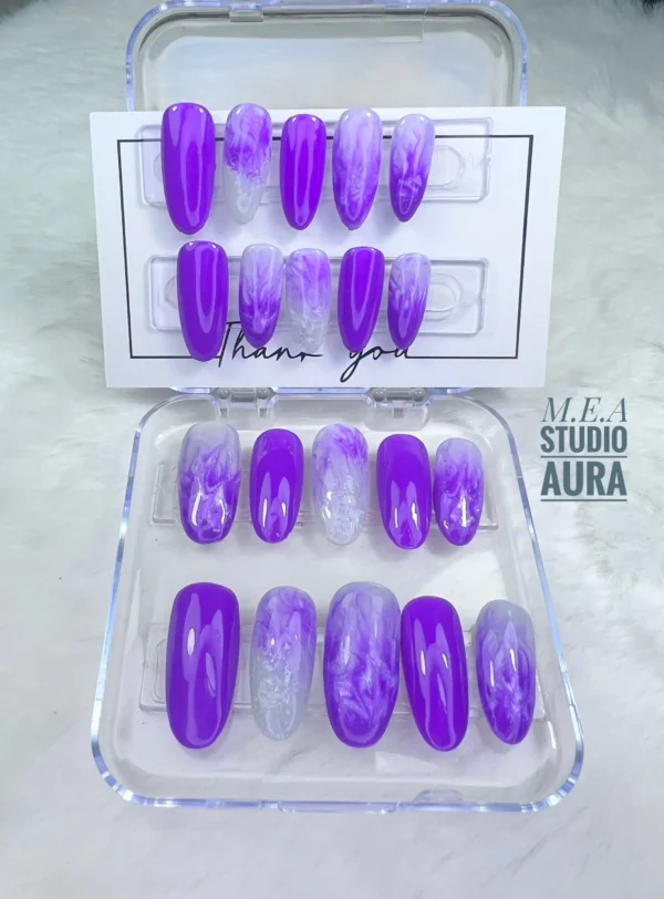 Reflets Violets – Dégradés & Éclats Sucrés