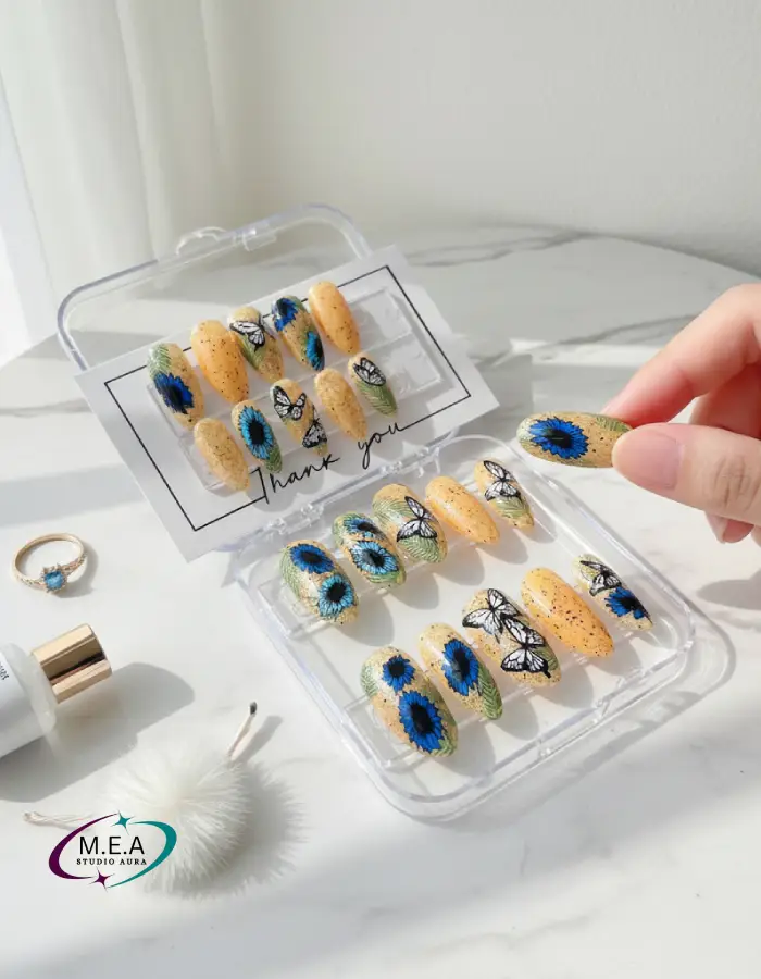 Press on nails.M.E.A Studio Aura (2)