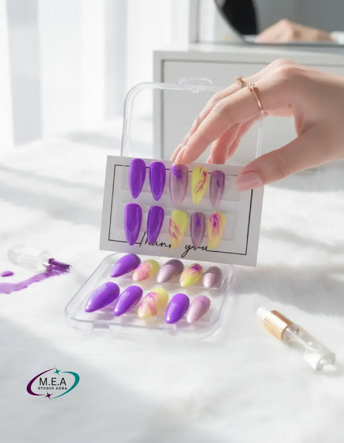 Press on nails.M.E.A Studio Aura (6)