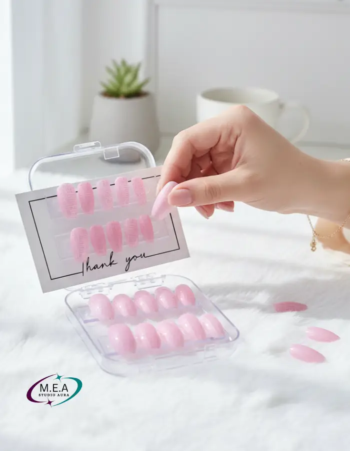 Press on nails . M.E.A Studio Aura (5)