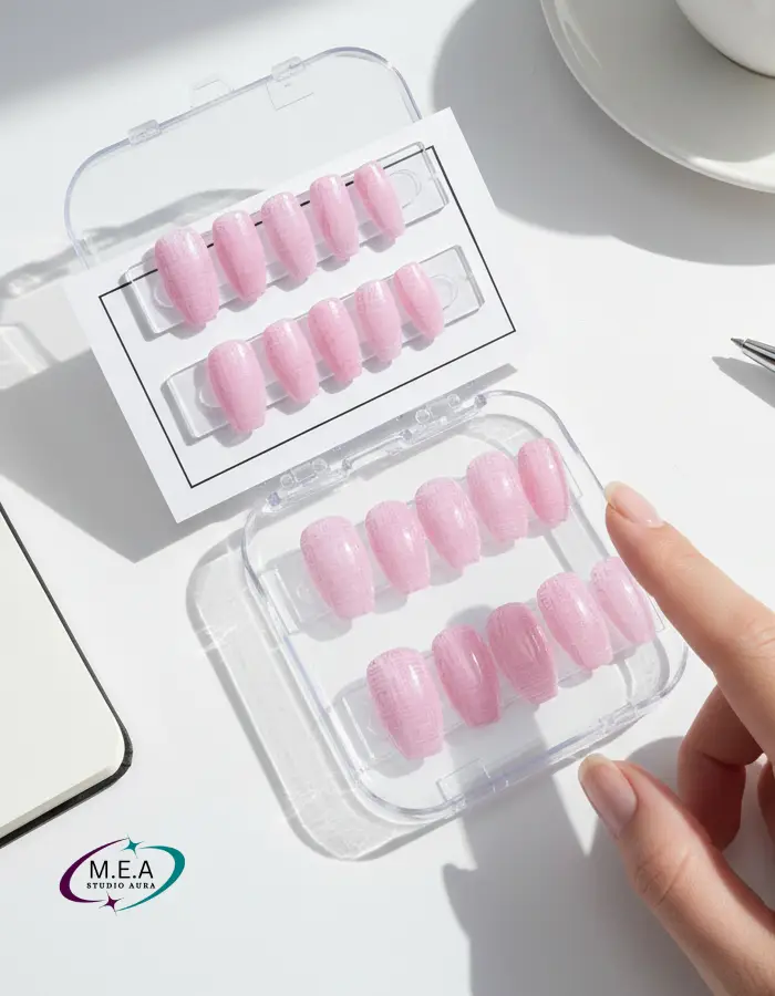Press on nails . M.E.A Studio Aura (6)