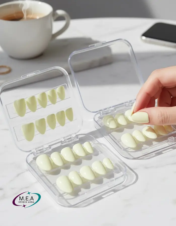 Press on nails.M.E.A Studio Aura (2)