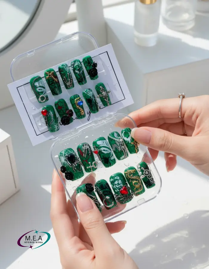 M.E.A Studio Aura. Press on nails (10)