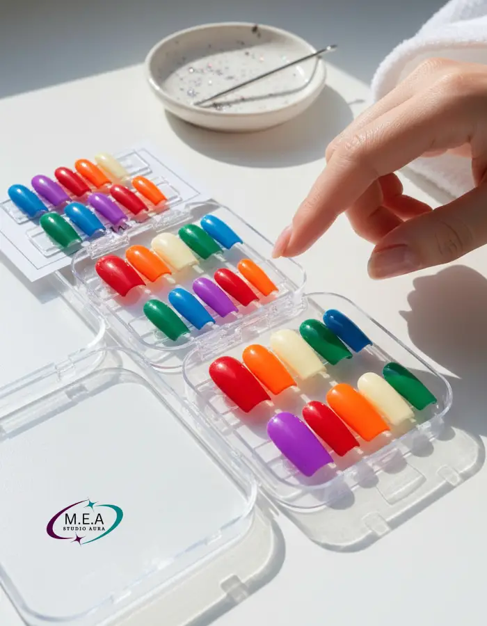 Press on nails rainbow pride