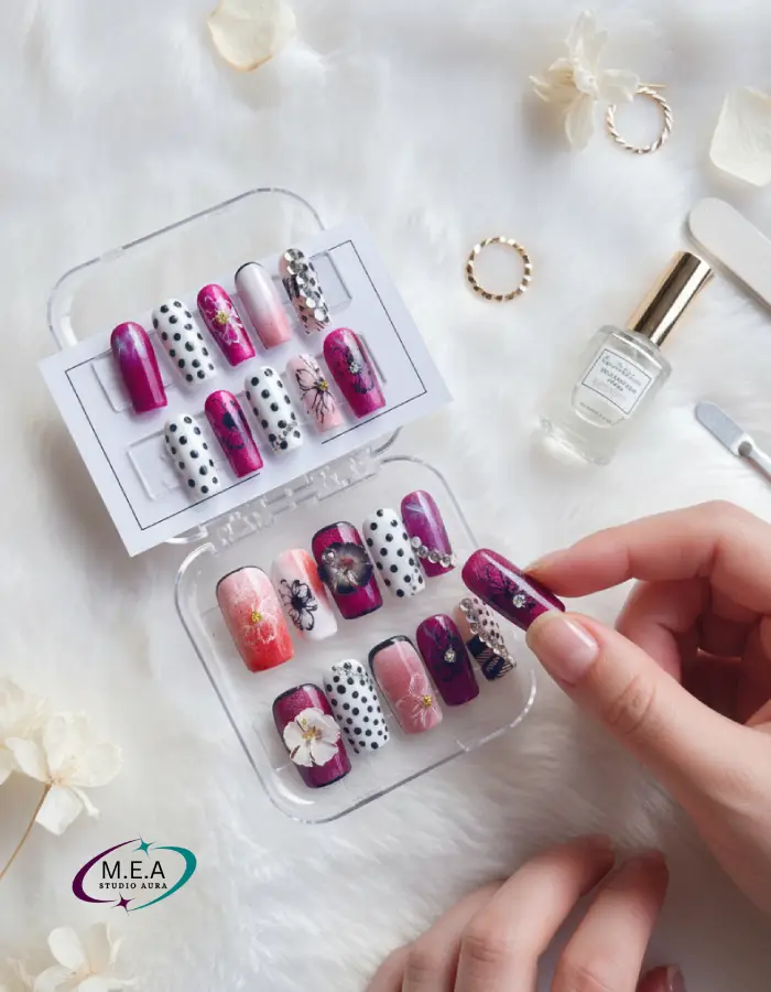 Press on nails.M.E.A Studio Aura (5)